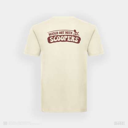 NATURAL "SCOOPERS" TEE